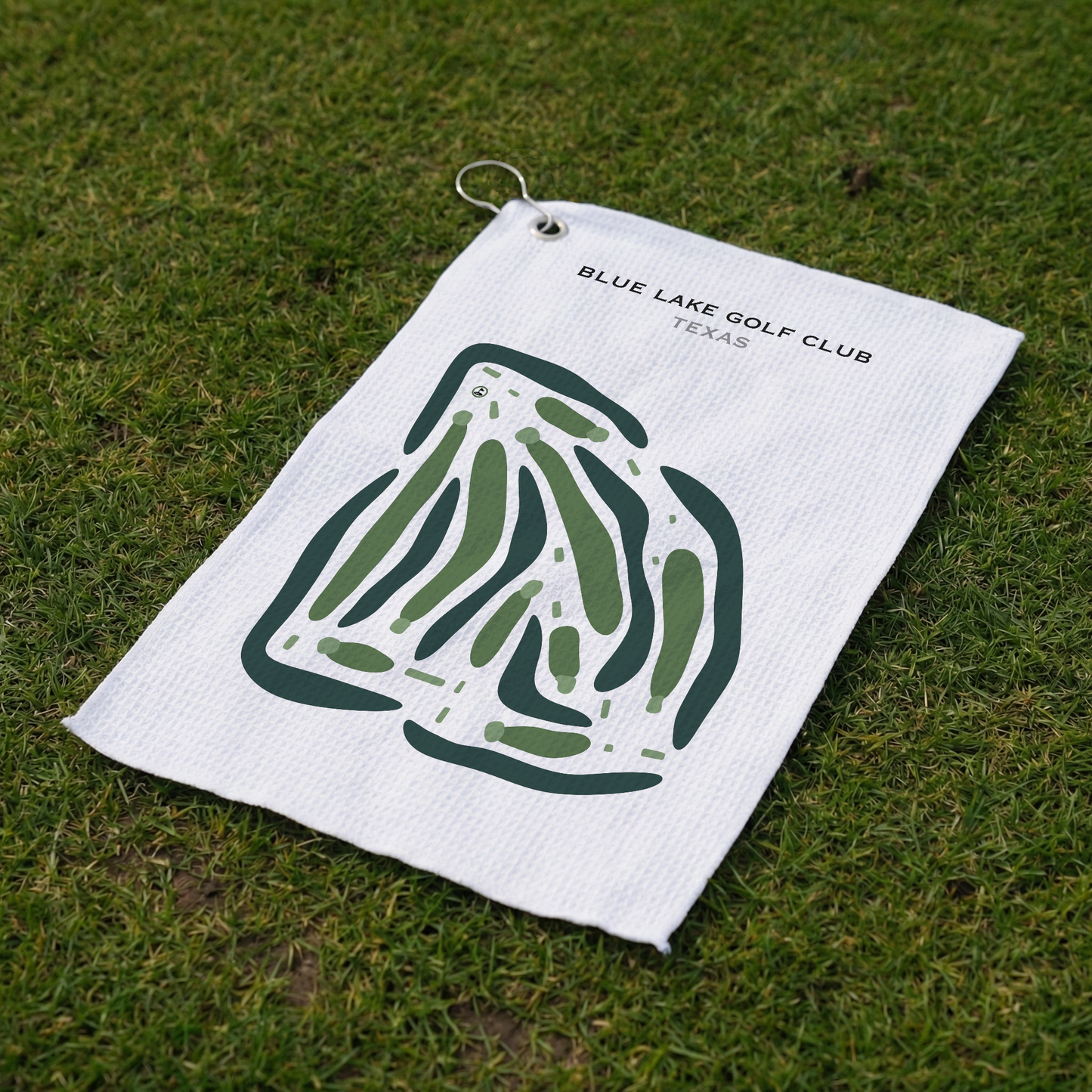 Blue Lake Golf Club, Texas - Printed Golf Courses
