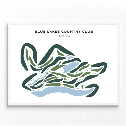 Blue Lakes Country Club, Jerome, Idaho - Printed Golf Courses