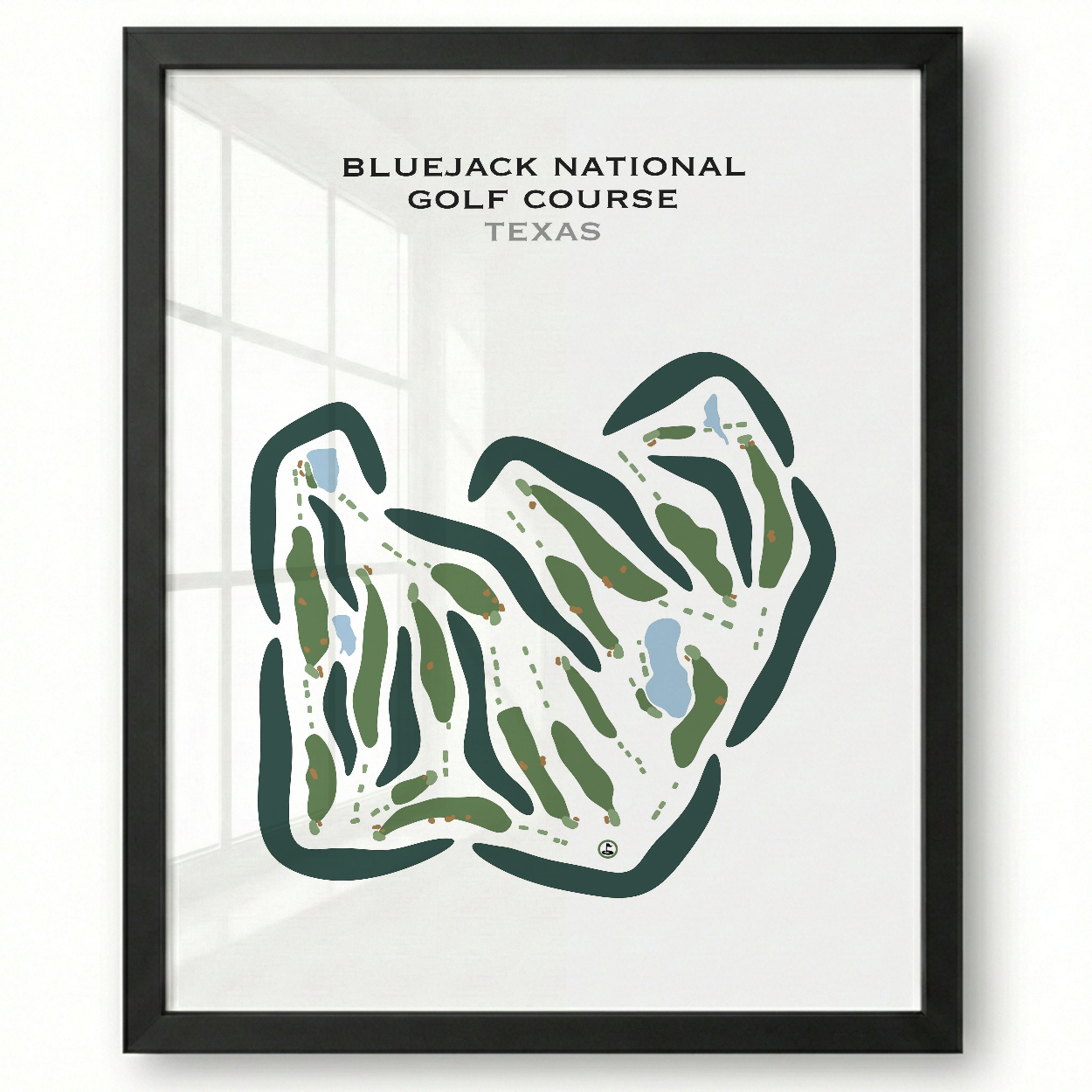 Bluejack National Golf Course, Texas - Printed Golf Courses