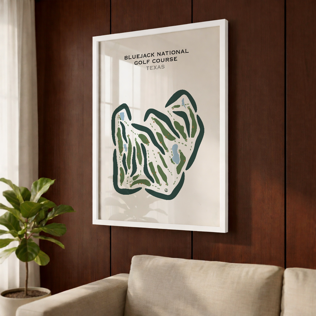 Bluejack National Golf Course, Texas - Printed Golf Courses
