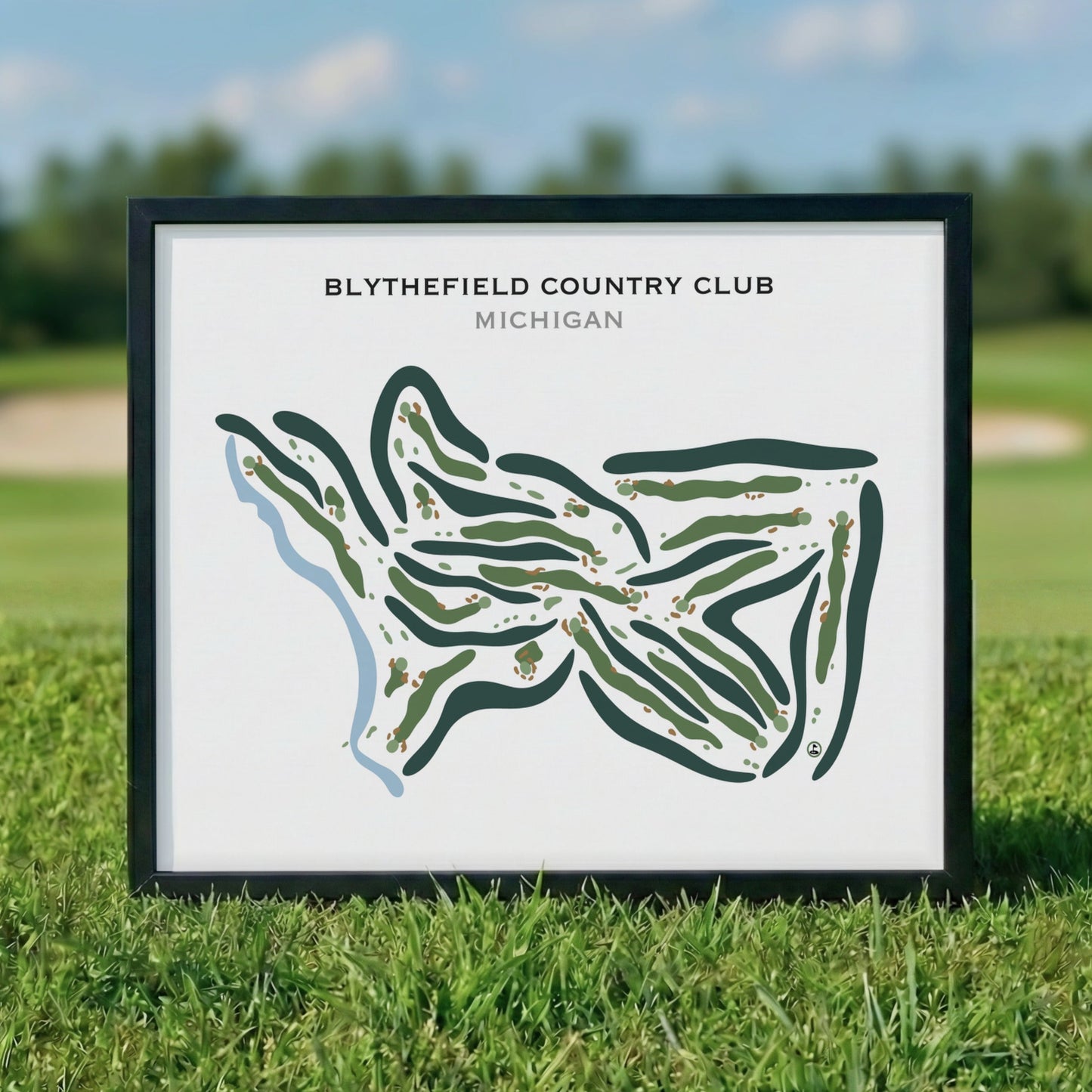 Blythefield Country Club, Michigan - Printed Golf Courses