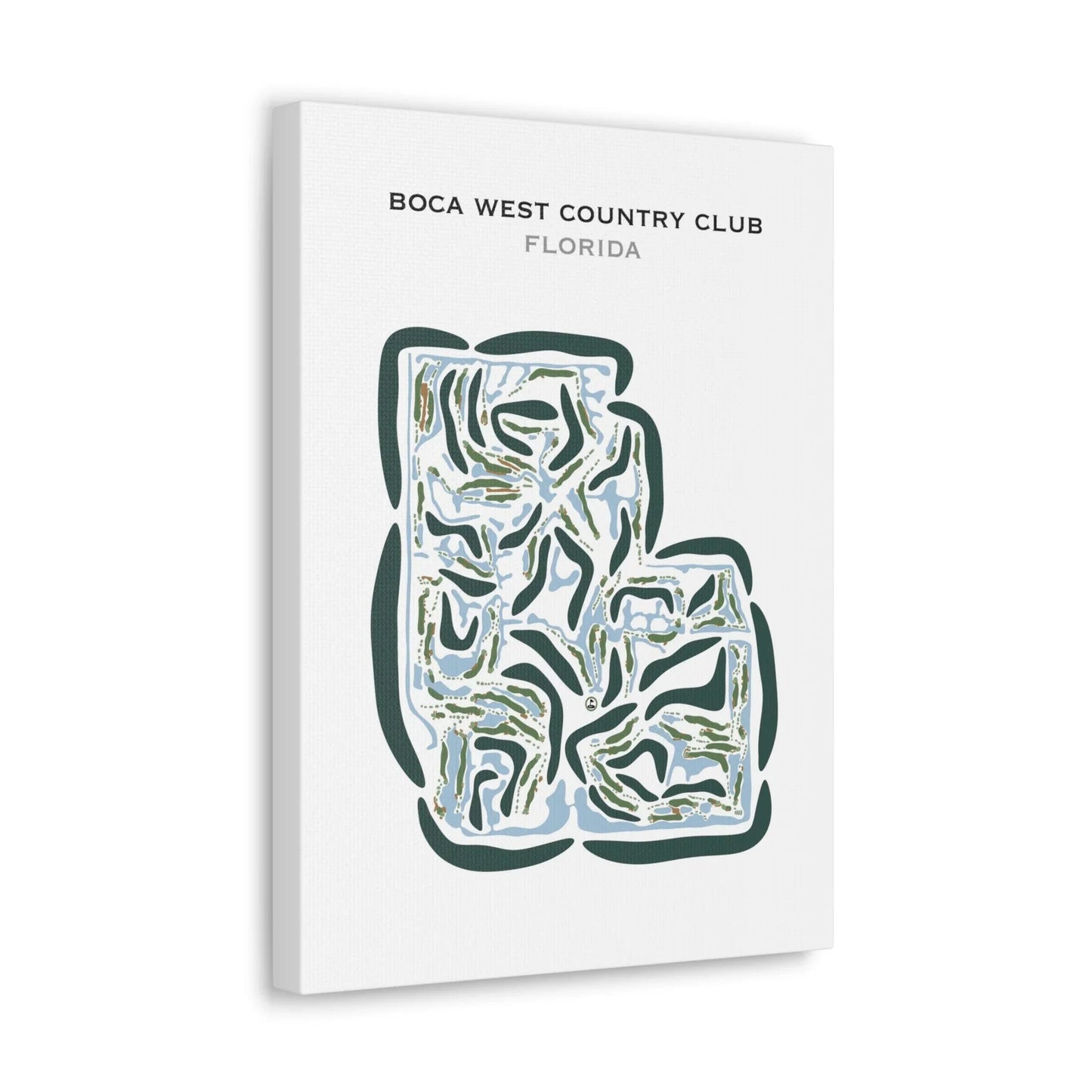 Boca West Country Club, Florida - Printed Golf Course