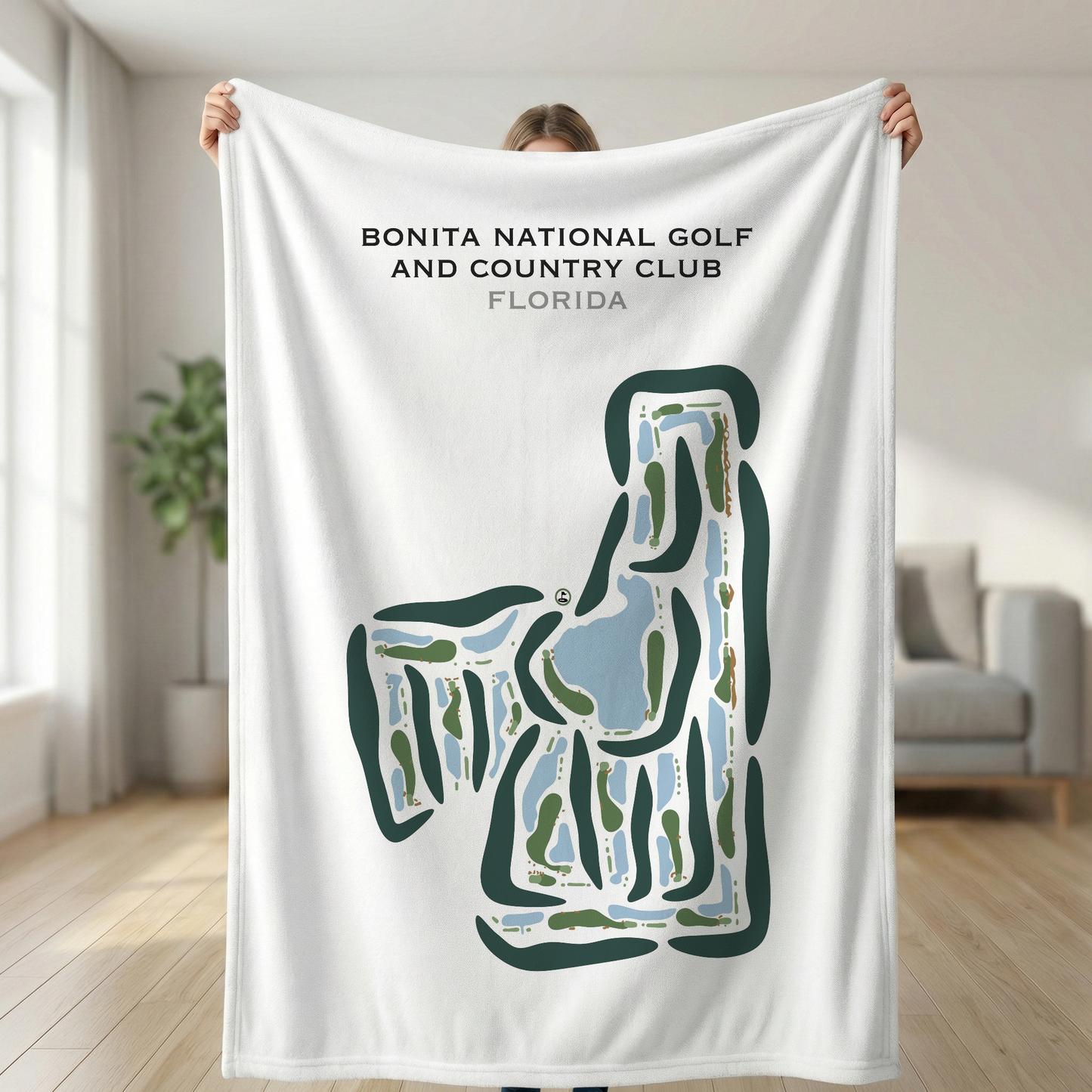 Bonita National Golf & Country Club, Florida - Printed Golf Courses