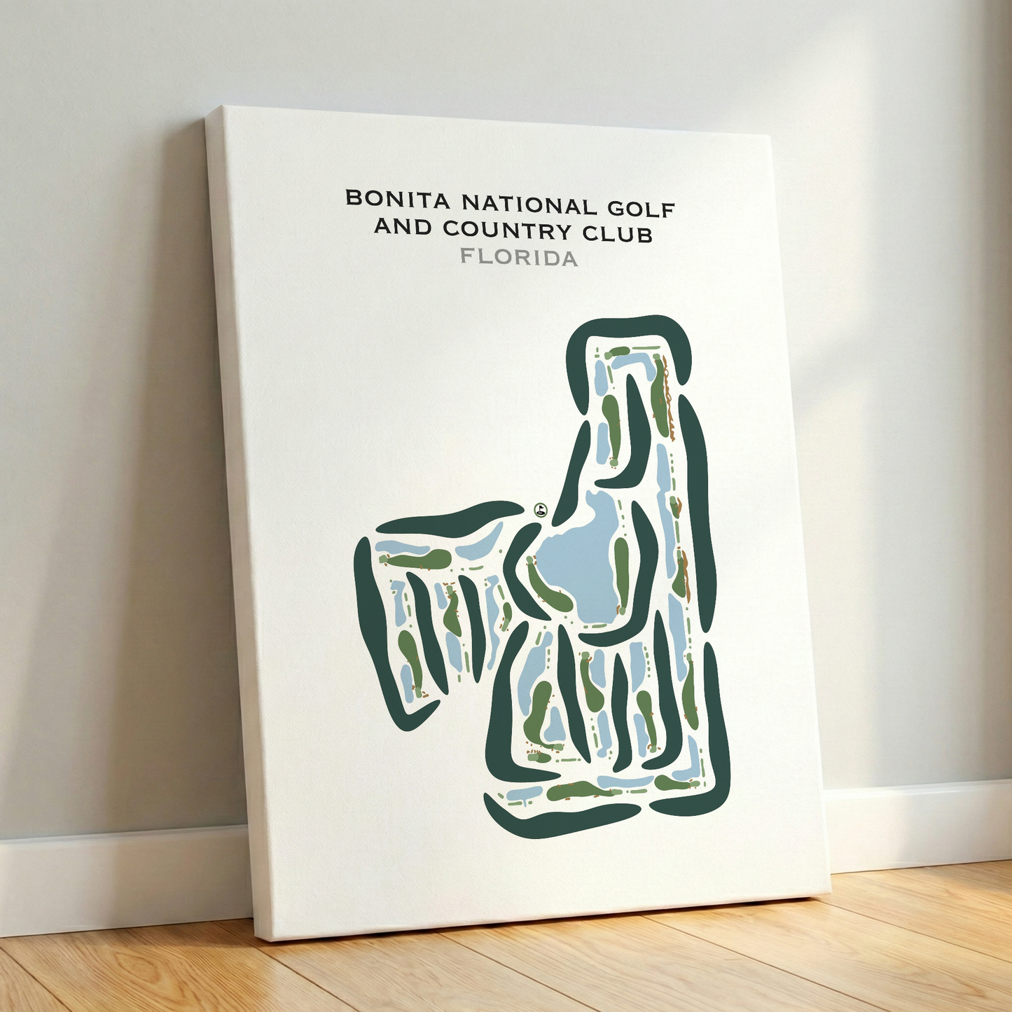 Bonita National Golf & Country Club, Florida - Printed Golf Courses
