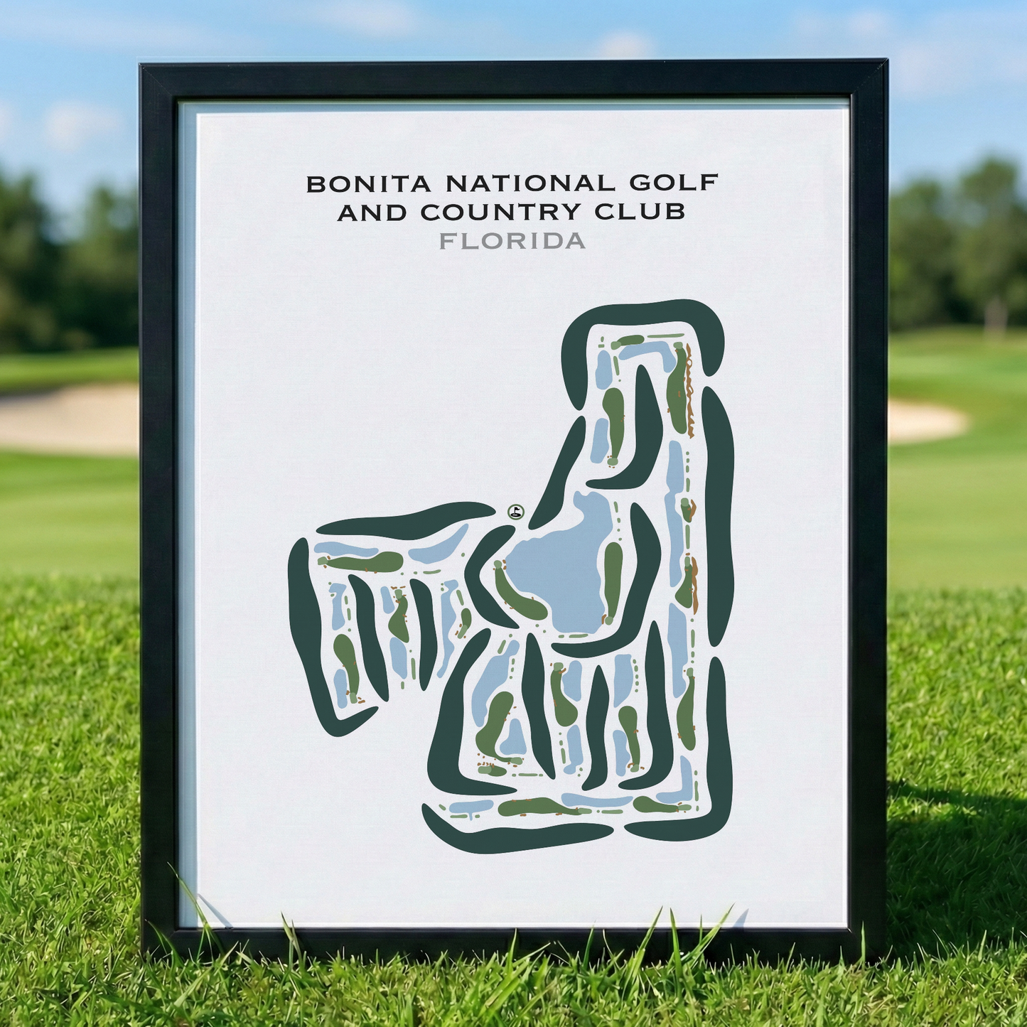 Bonita National Golf & Country Club, Florida - Printed Golf Courses