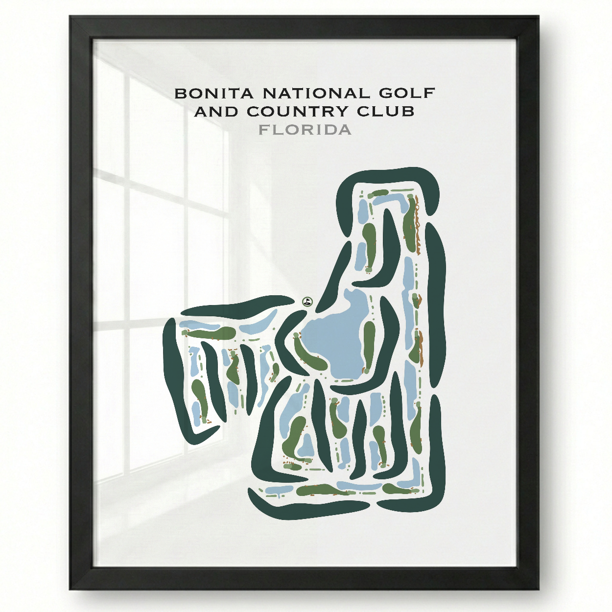 Bonita National Golf & Country Club, Florida - Printed Golf Courses