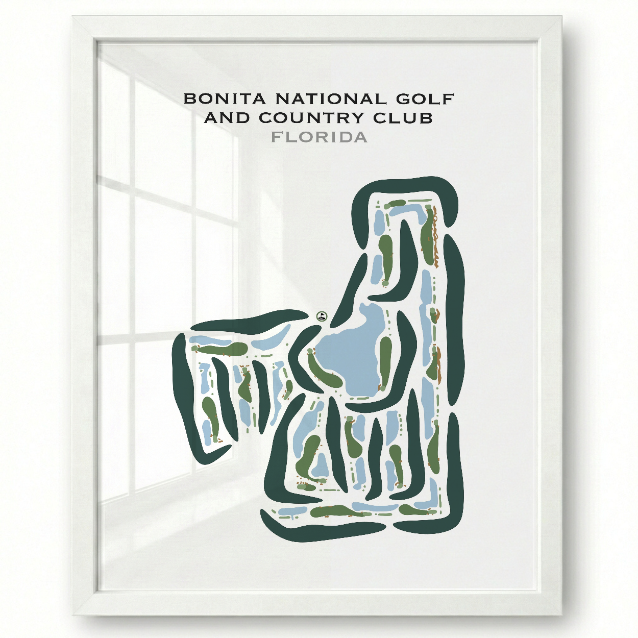Bonita National Golf & Country Club, Florida - Printed Golf Courses