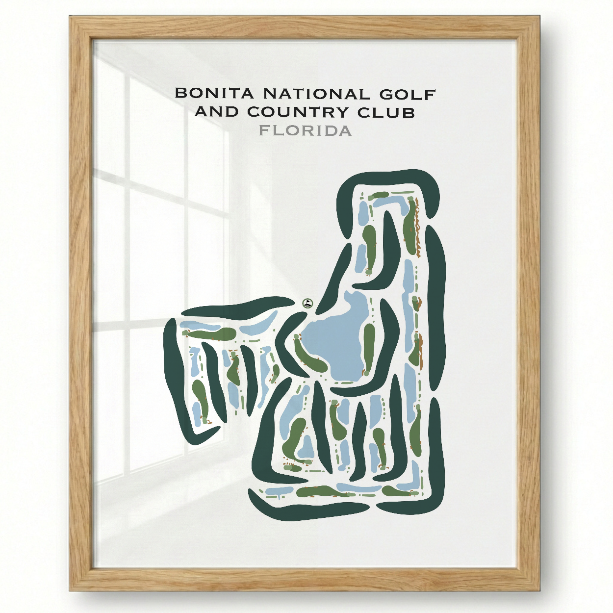 Bonita National Golf & Country Club, Florida - Printed Golf Courses