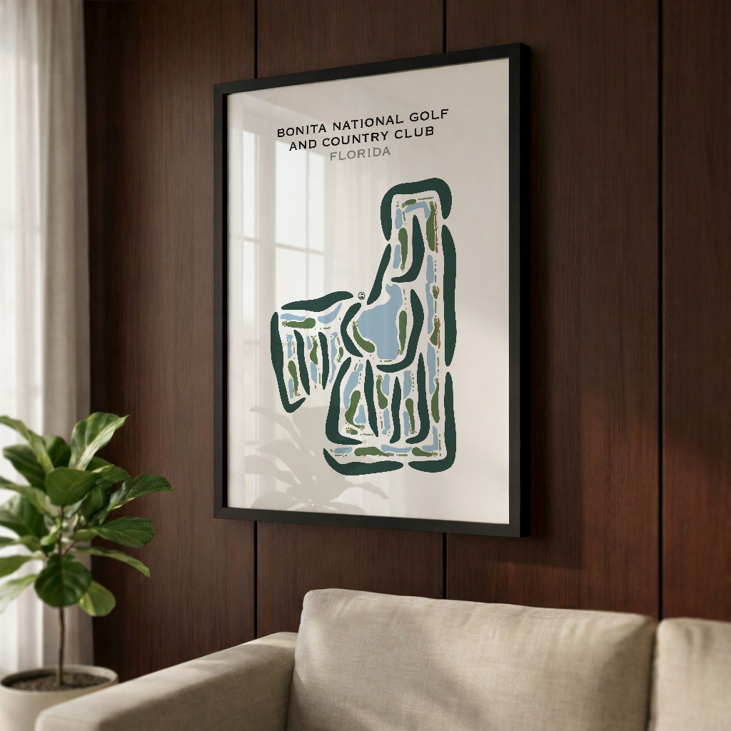 Bonita National Golf & Country Club, Florida - Printed Golf Courses