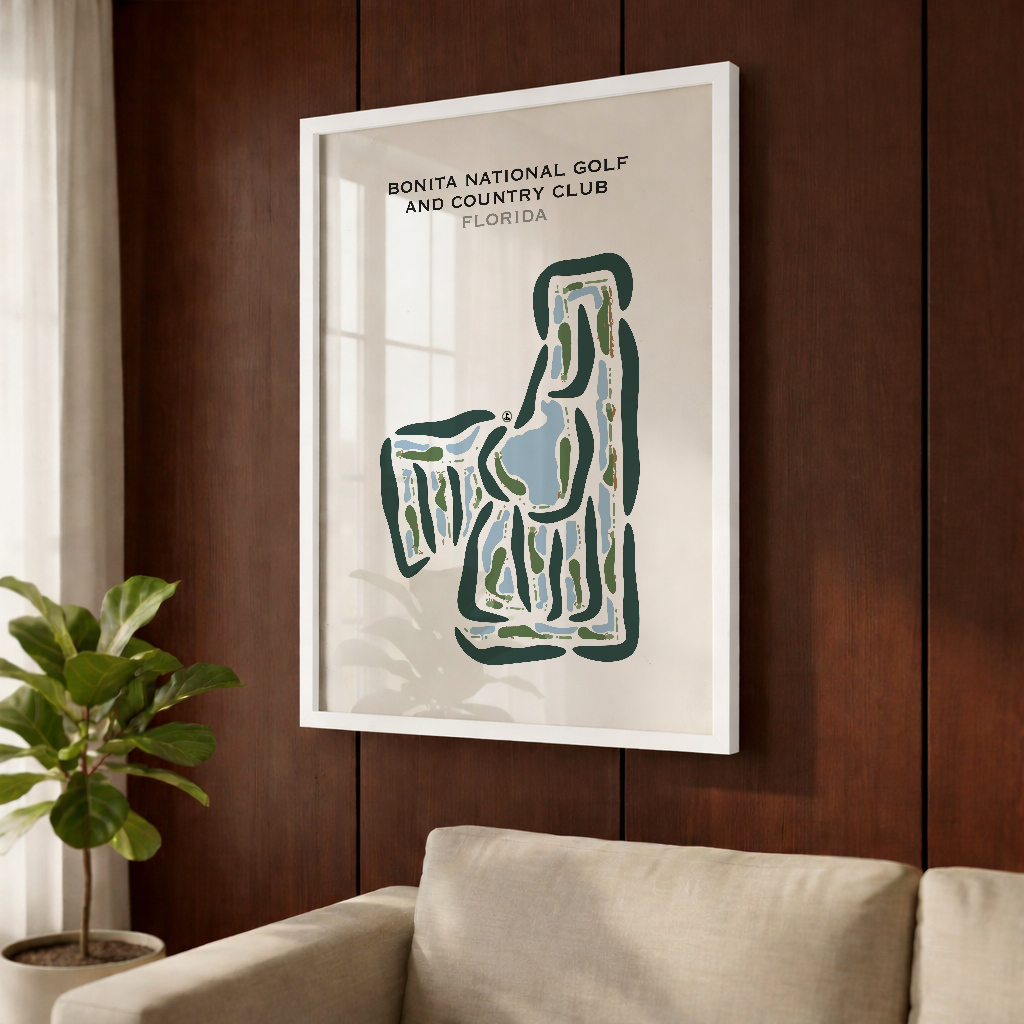 Bonita National Golf & Country Club, Florida - Printed Golf Courses