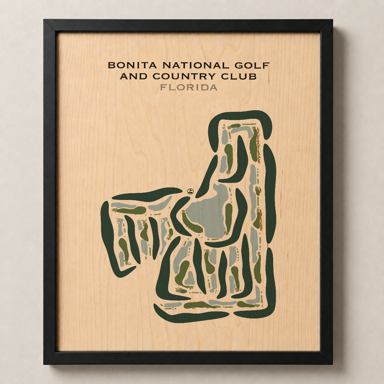 Bonita National Golf & Country Club, Florida - Printed Golf Courses