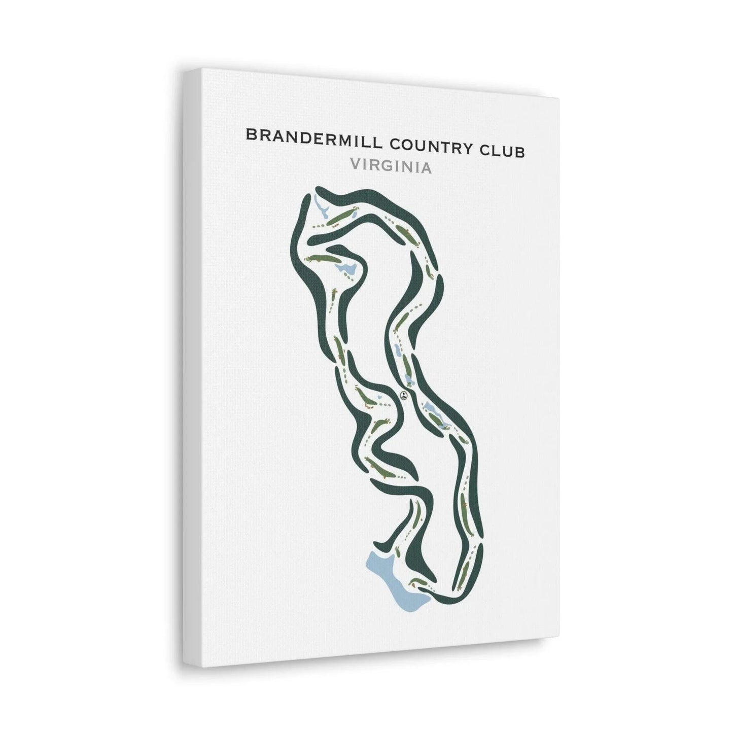Brandermill Country Club, Virginia - Printed Golf Courses