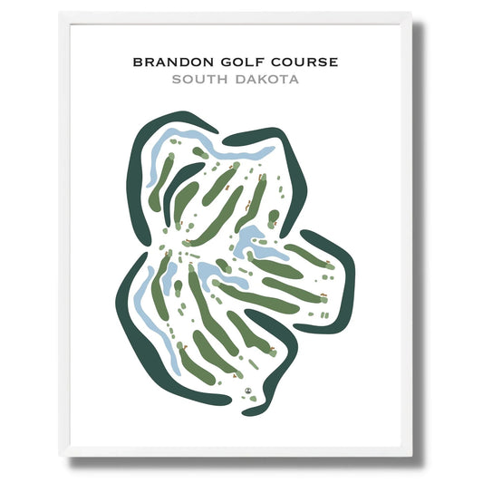 Brandon Golf Course, South Dakota - Printed Golf Courses