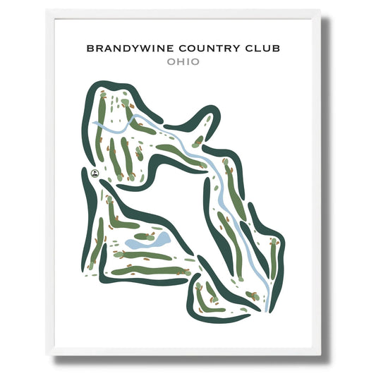 Brandywine Country Club, Ohio - Printed Golf Courses