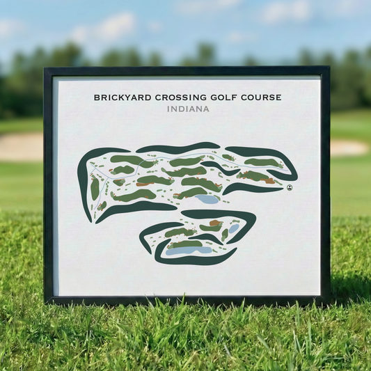 Brickyard Crossing, Indiana - Printed Golf Courses