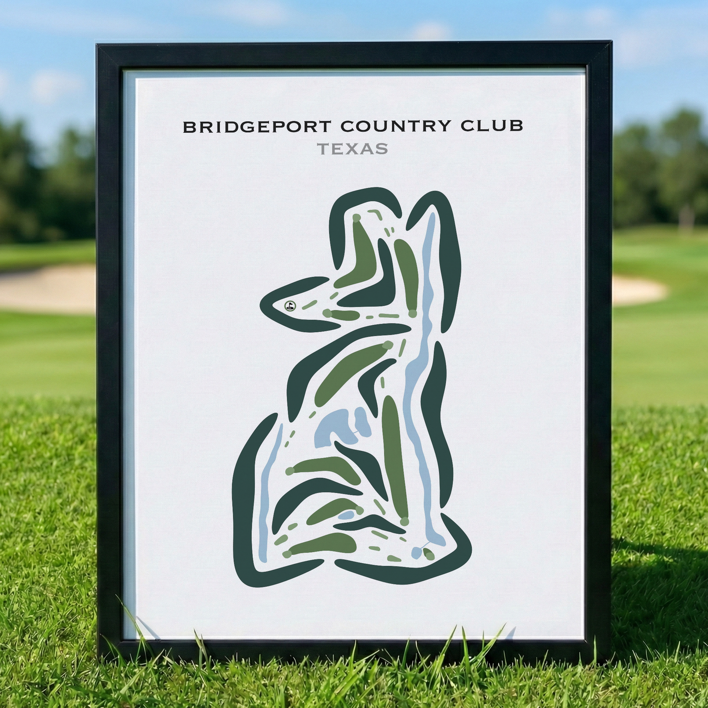 Bridgeport Country Club, Texas - Printed Golf Courses