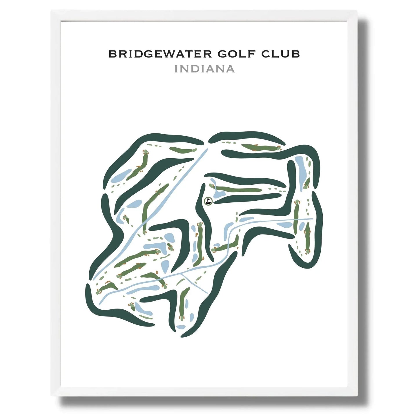 Bridgewater Club, Indiana - Printed Golf Courses