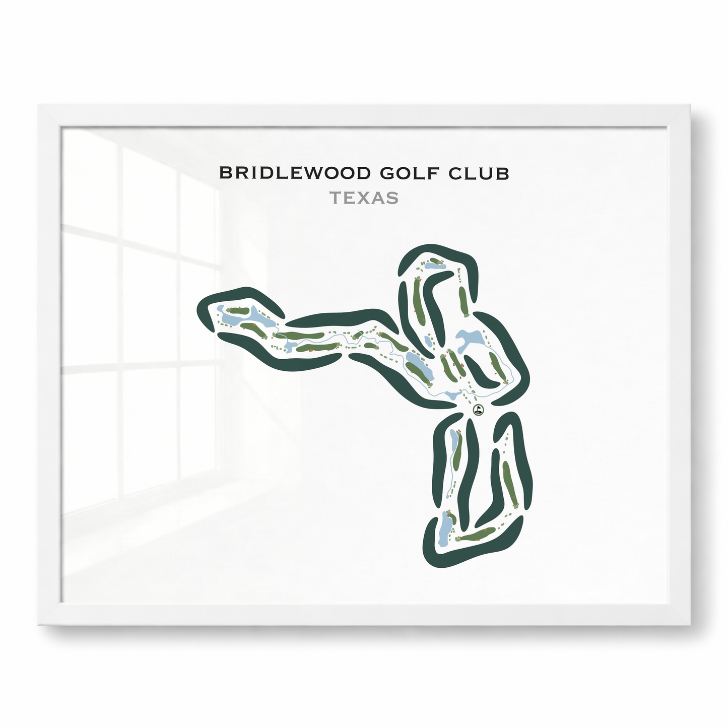 Bridlewood Golf Club, Texas - Printed Golf Courses