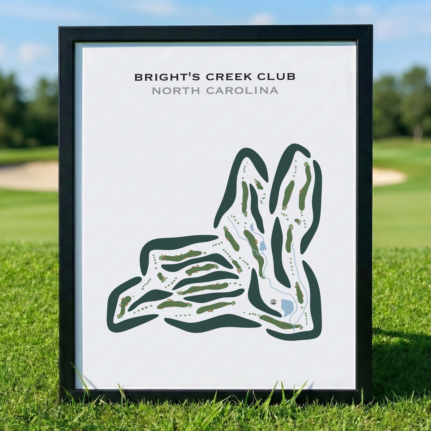 Bright's Creek Club, North Carolina - Printed Golf Course
