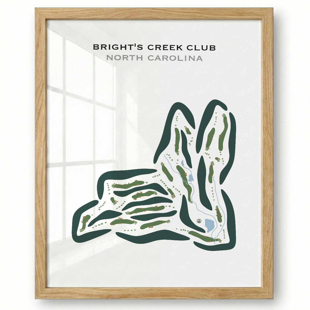 Bright's Creek Club, North Carolina - Printed Golf Course