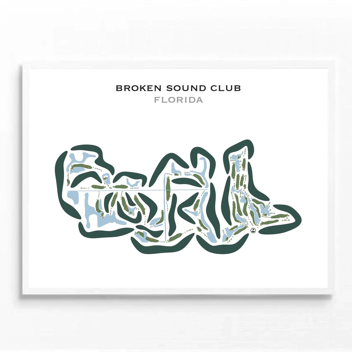 Broken Sound Club, Florida - Printed Golf Courses