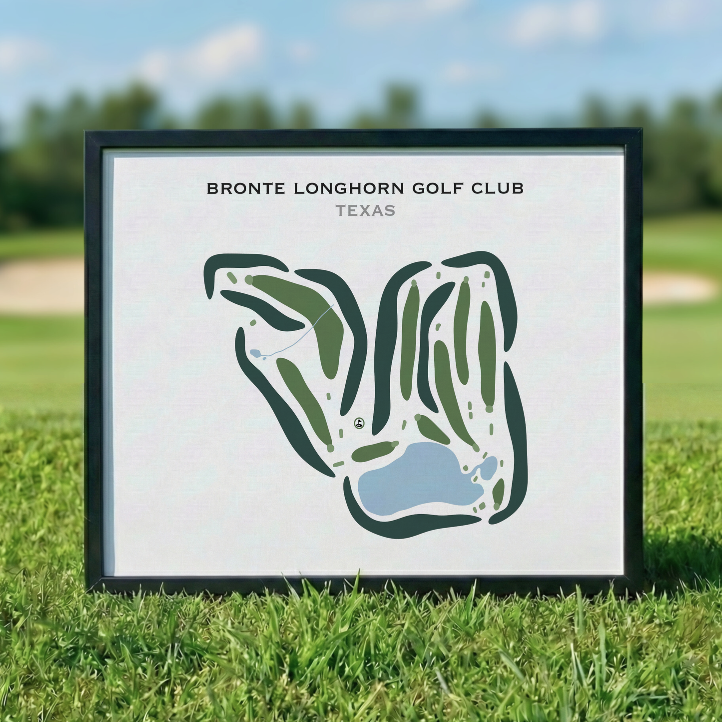 Bronte Longhorn Golf Club, Texas - Printed Golf Courses