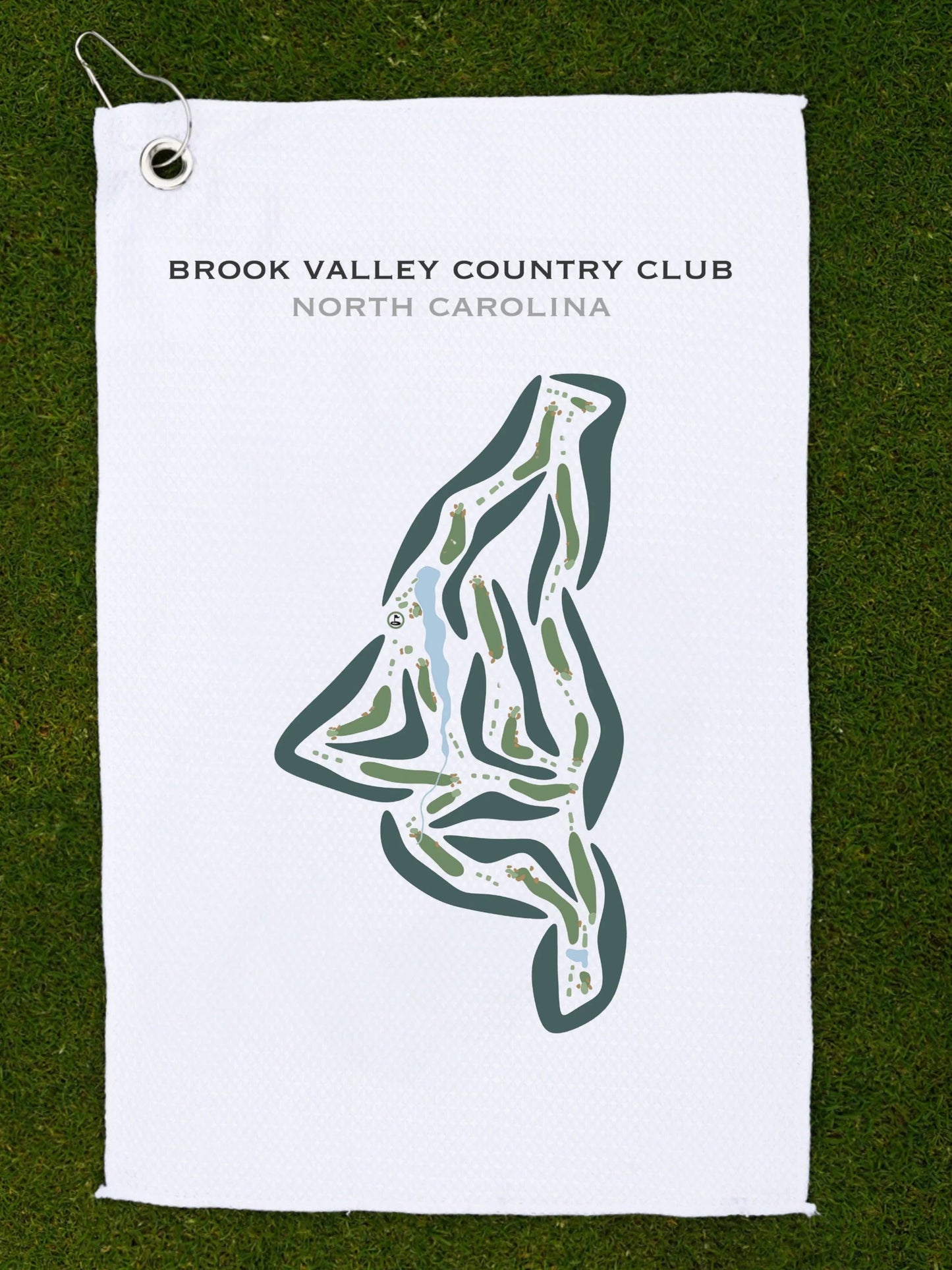 Brook Valley Country Club, Greenville, North Carolina - Printed Golf Courses