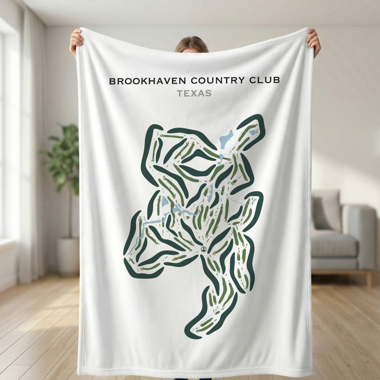 Brookhaven Country Club, Texas - Printed Golf Courses