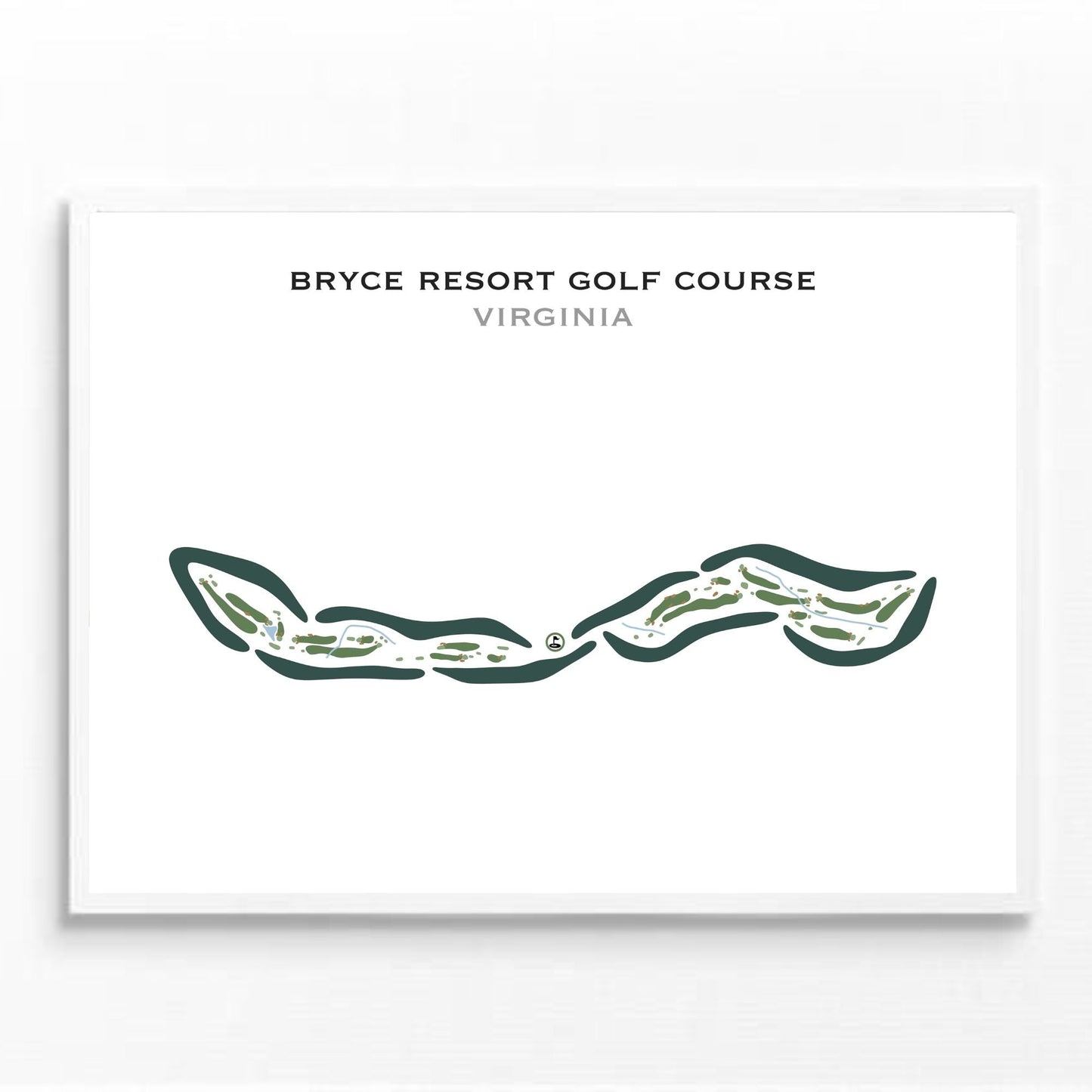 Bryce Resort Golf Course, Virginia - Printed Golf Courses