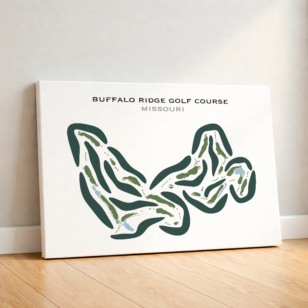 Buffalo Ridge Golf Course, Missouri - Printed Golf Courses