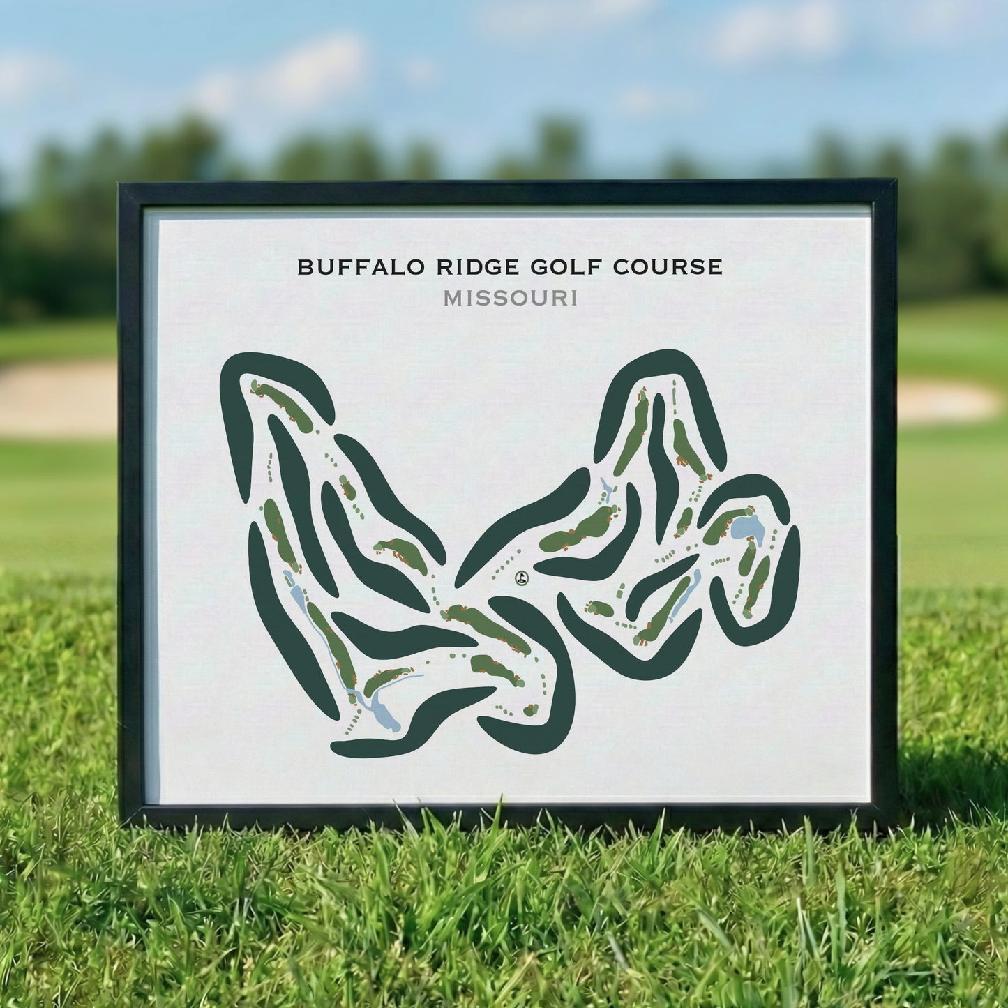 Buffalo Ridge Golf Course, Missouri - Printed Golf Courses