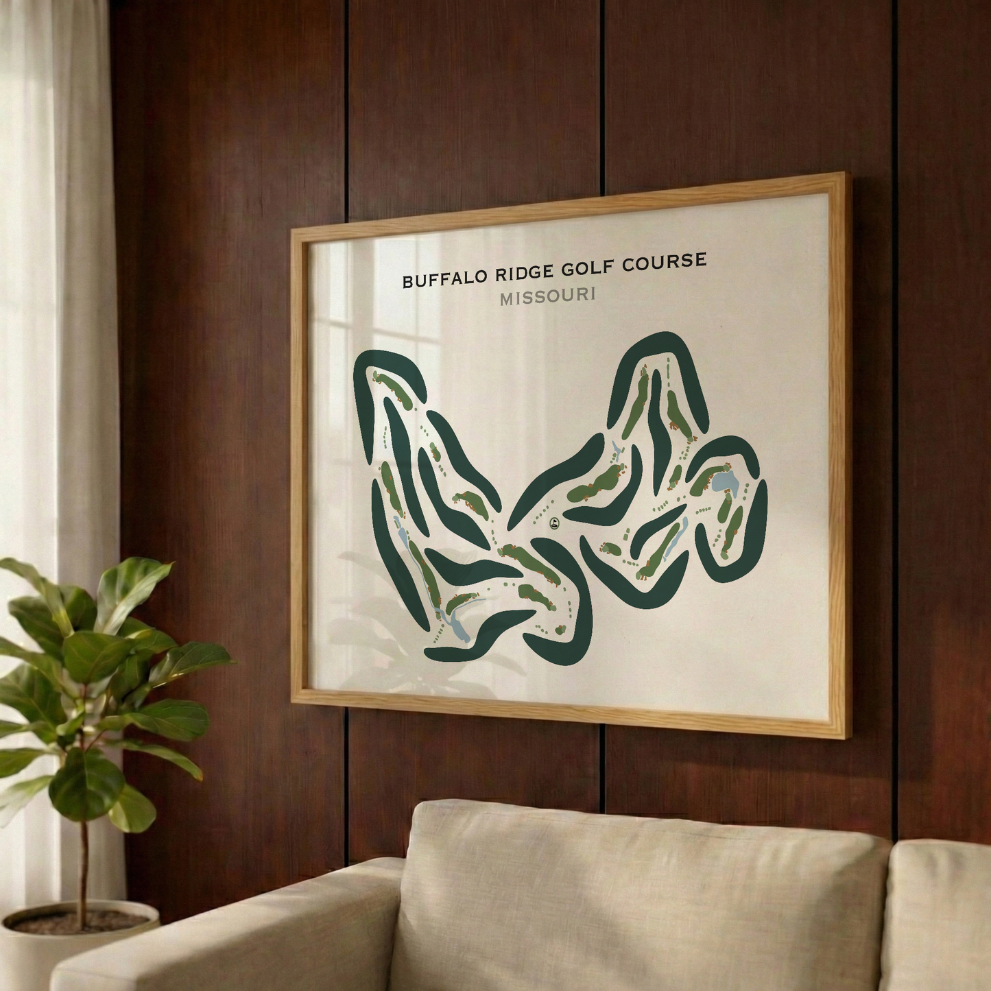 Buffalo Ridge Golf Course, Missouri - Printed Golf Courses