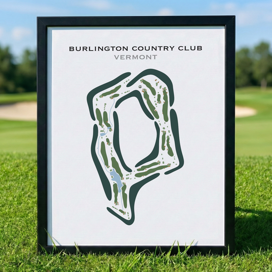 Burlington Country Club, Vermont - Printed Golf Course