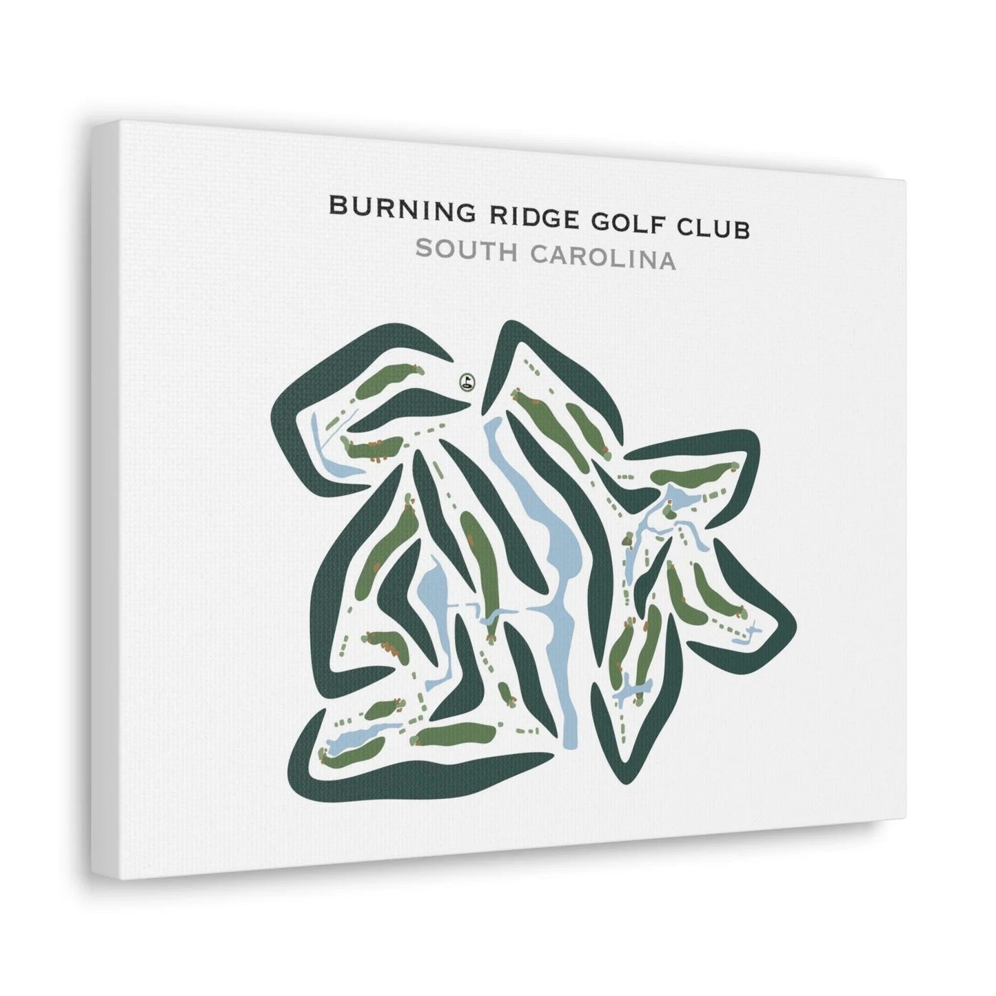 Burning Ridge Golf Club, South Carolina - Printed Golf Courses