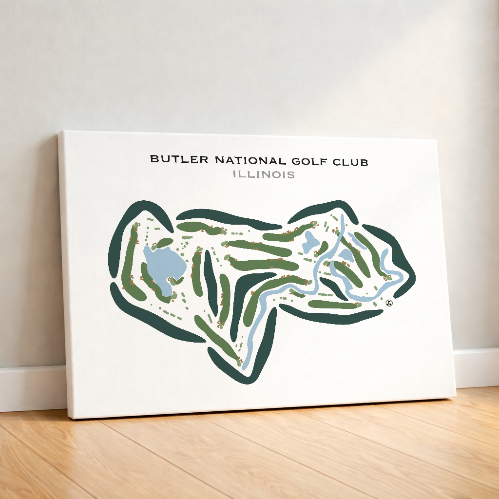 Butler National Golf Club, Illinois - Printed Golf Courses
