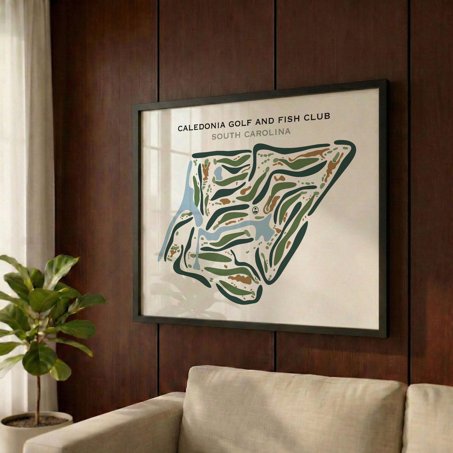 Caledonia Golf and Fish Club, South Carolina - Printed Golf Courses