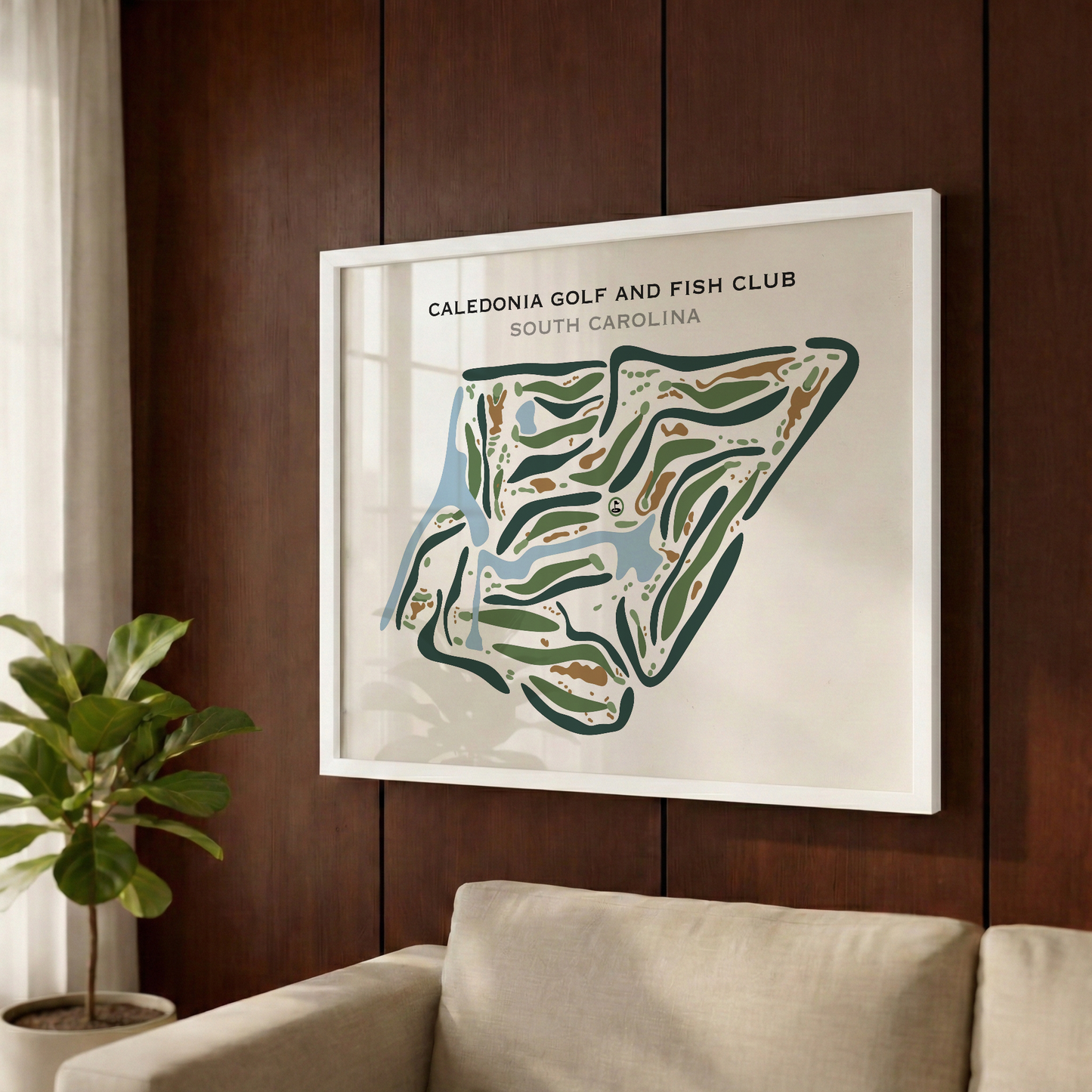 Caledonia Golf and Fish Club, South Carolina - Printed Golf Courses