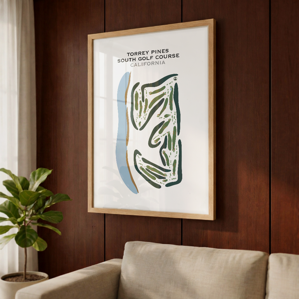 Torrey Pines Golf Course, California - Printed Golf Courses