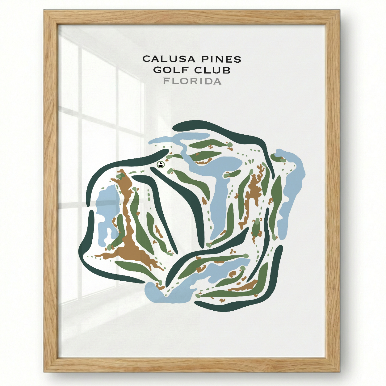 Calusa Pines Golf Club, Florida - Printed Golf Courses