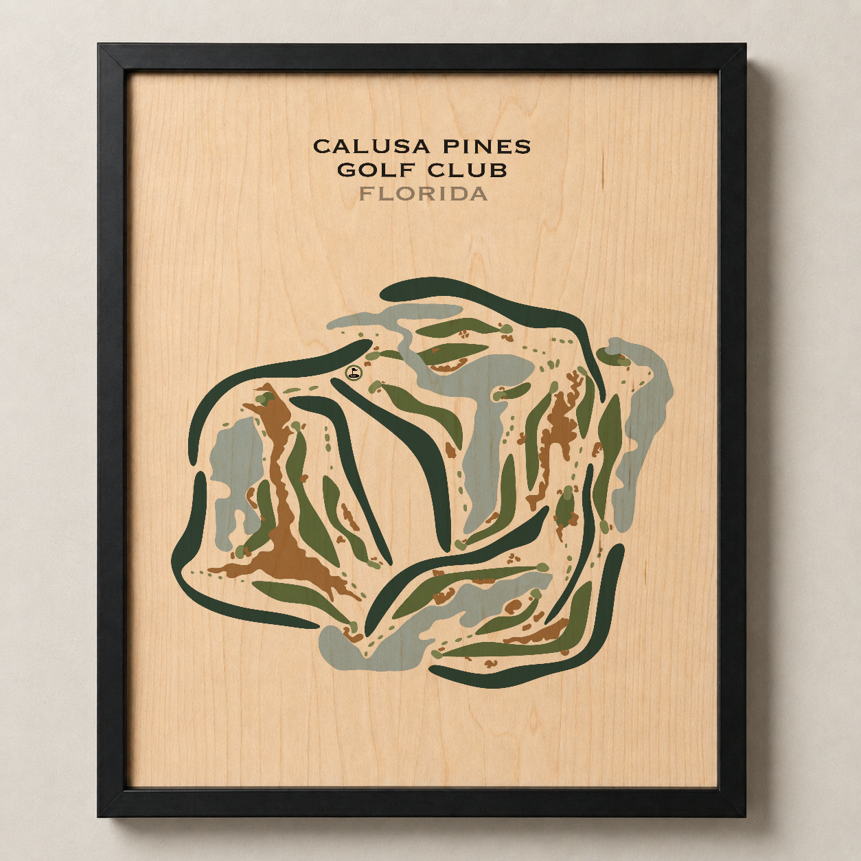 Calusa Pines Golf Club, Florida - Printed Golf Courses