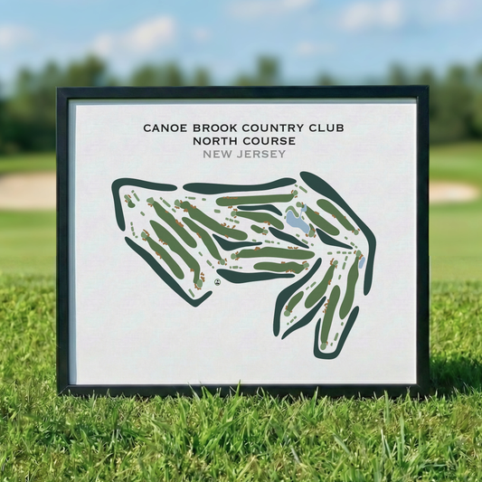 Canoe Brook Country Club, North Course, New Jersey - Printed Golf Course