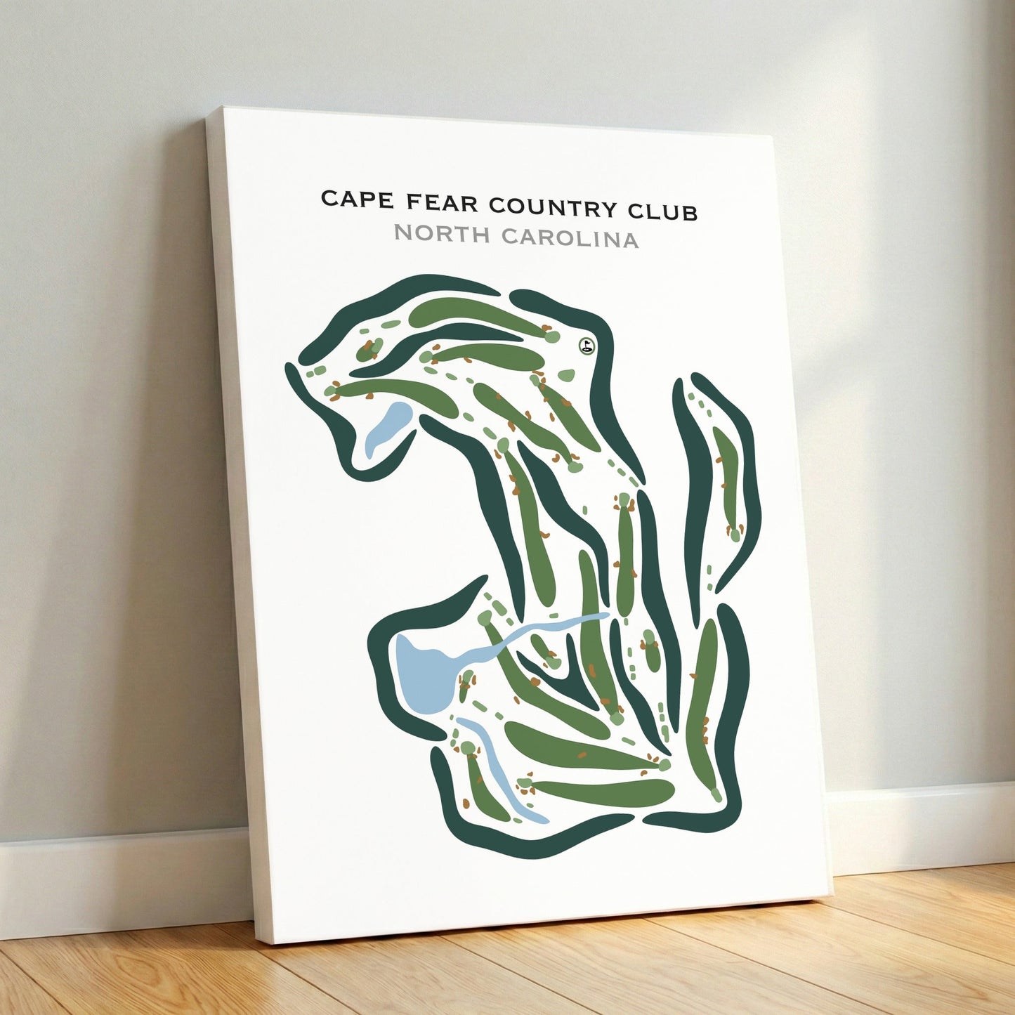 Cape Fear Country Club, North Carolina - Printed Golf Courses