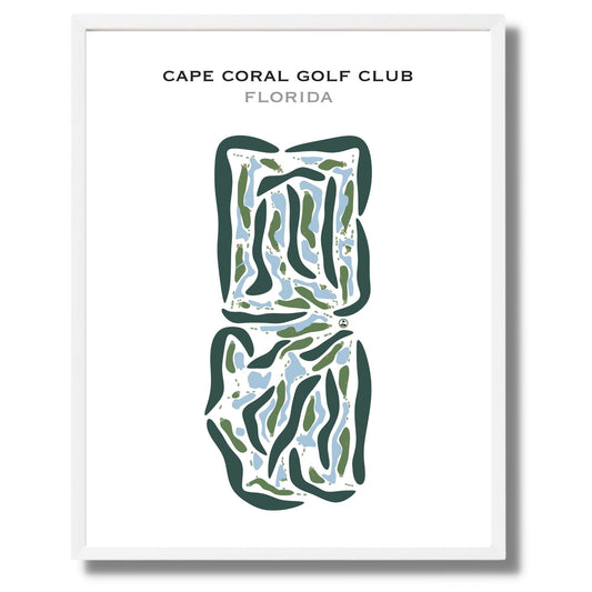 Cape Royal Golf Club, Florida - Printed Golf Courses
