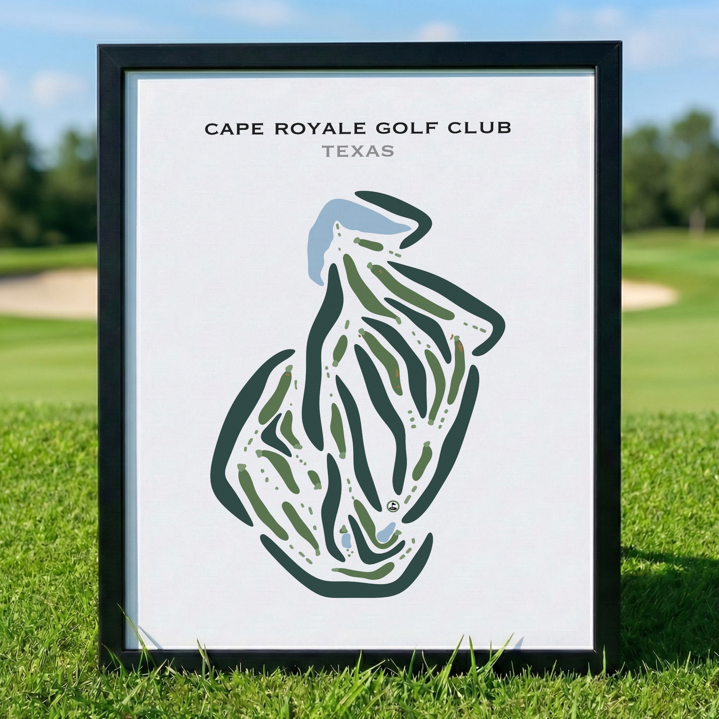 Cape Royale Golf Club, Texas - Printed Golf Courses