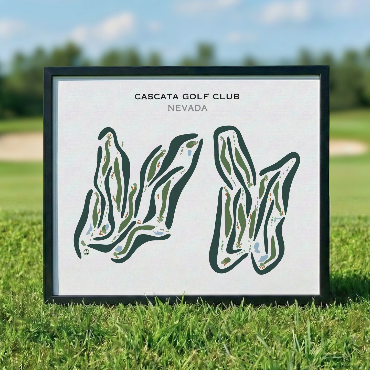 Cascata Golf Club, Nevada - Printed Golf Courses