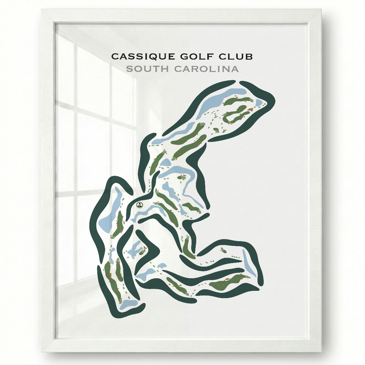 Cassique Golf Club, Johns Island South Carolina - Printed Golf Courses