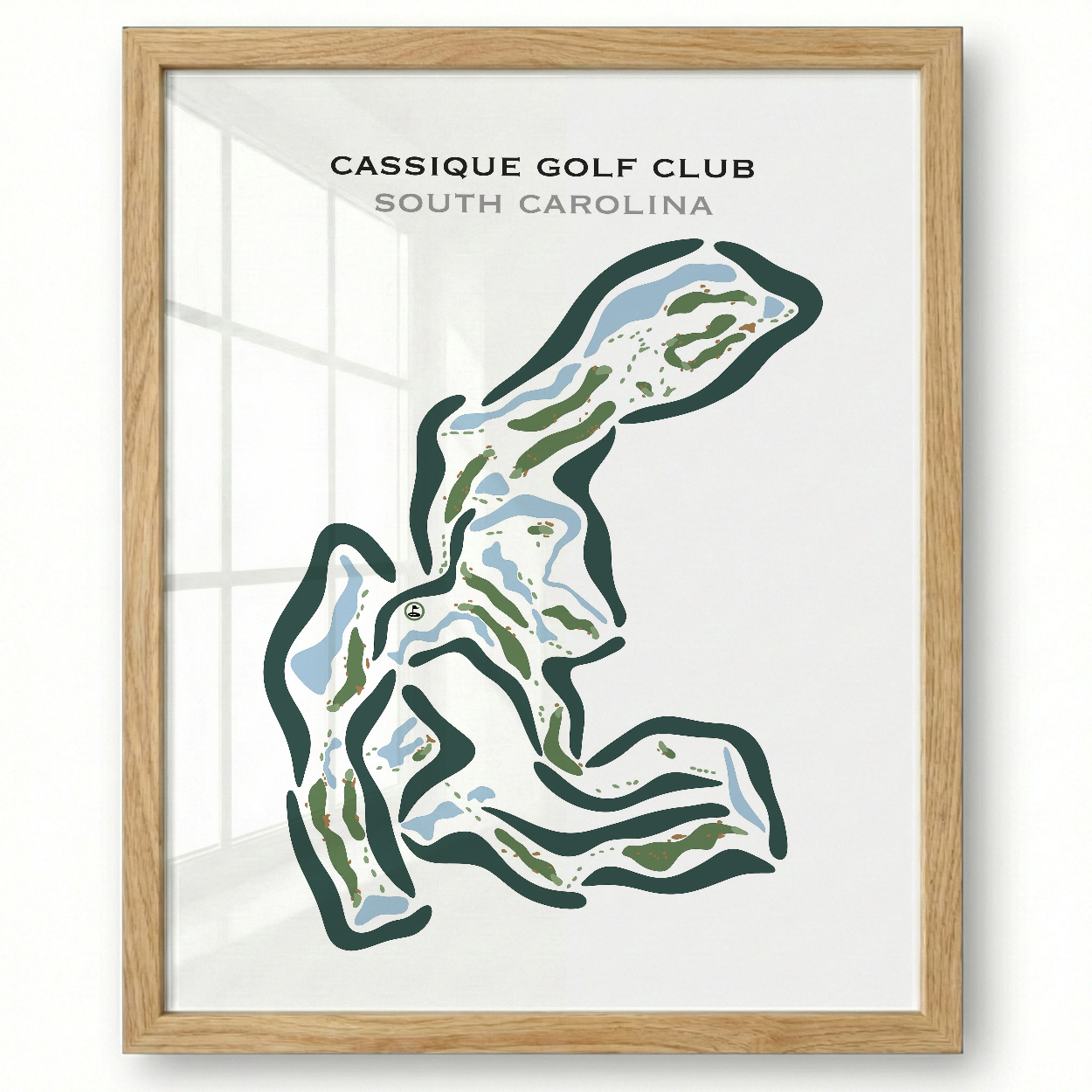 Cassique Golf Club, Johns Island South Carolina - Printed Golf Courses