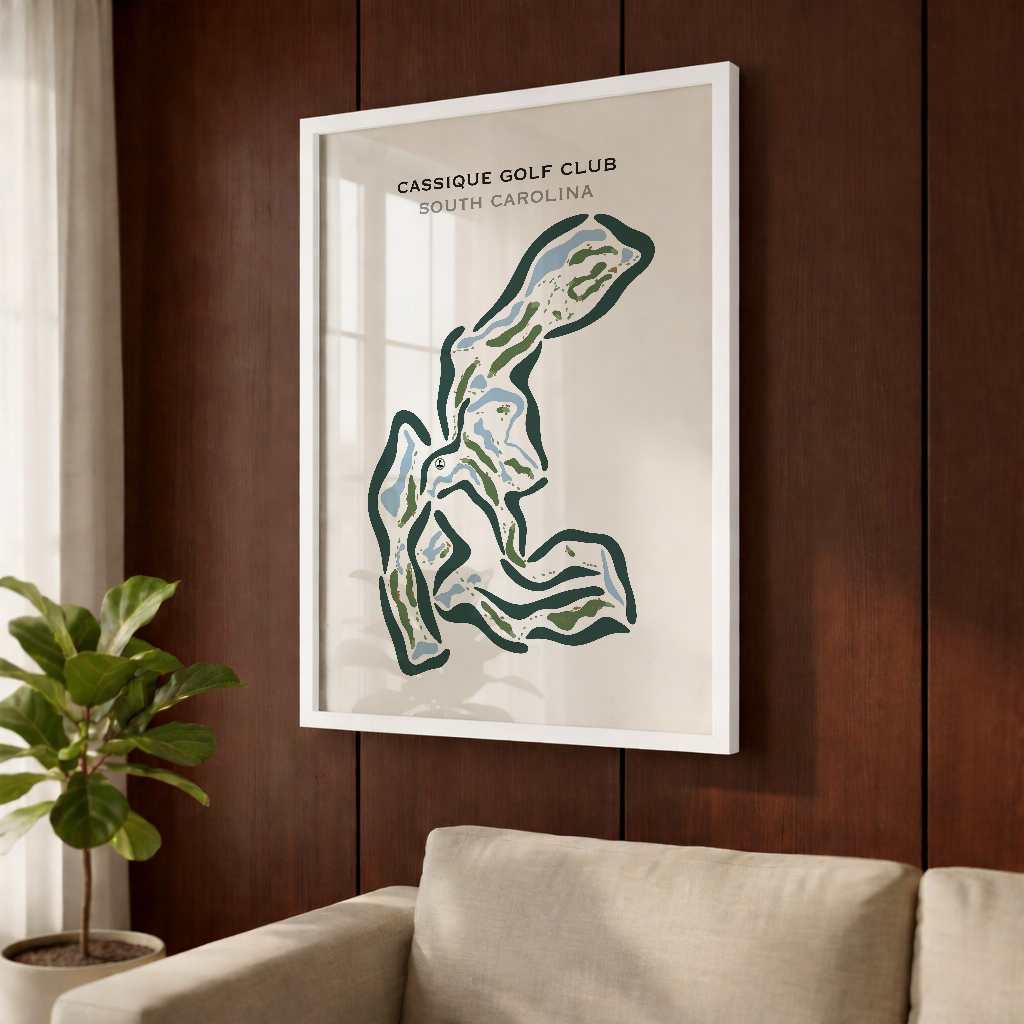 Cassique Golf Club, Johns Island South Carolina - Printed Golf Courses