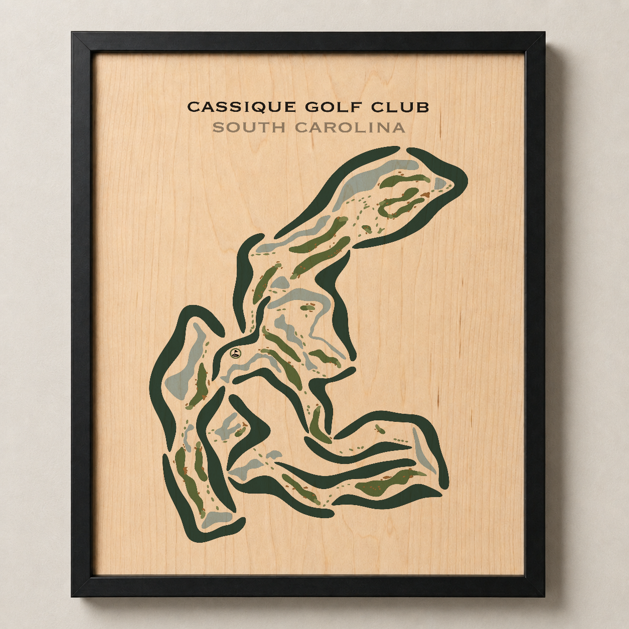 Cassique Golf Club, Johns Island South Carolina - Printed Golf Courses