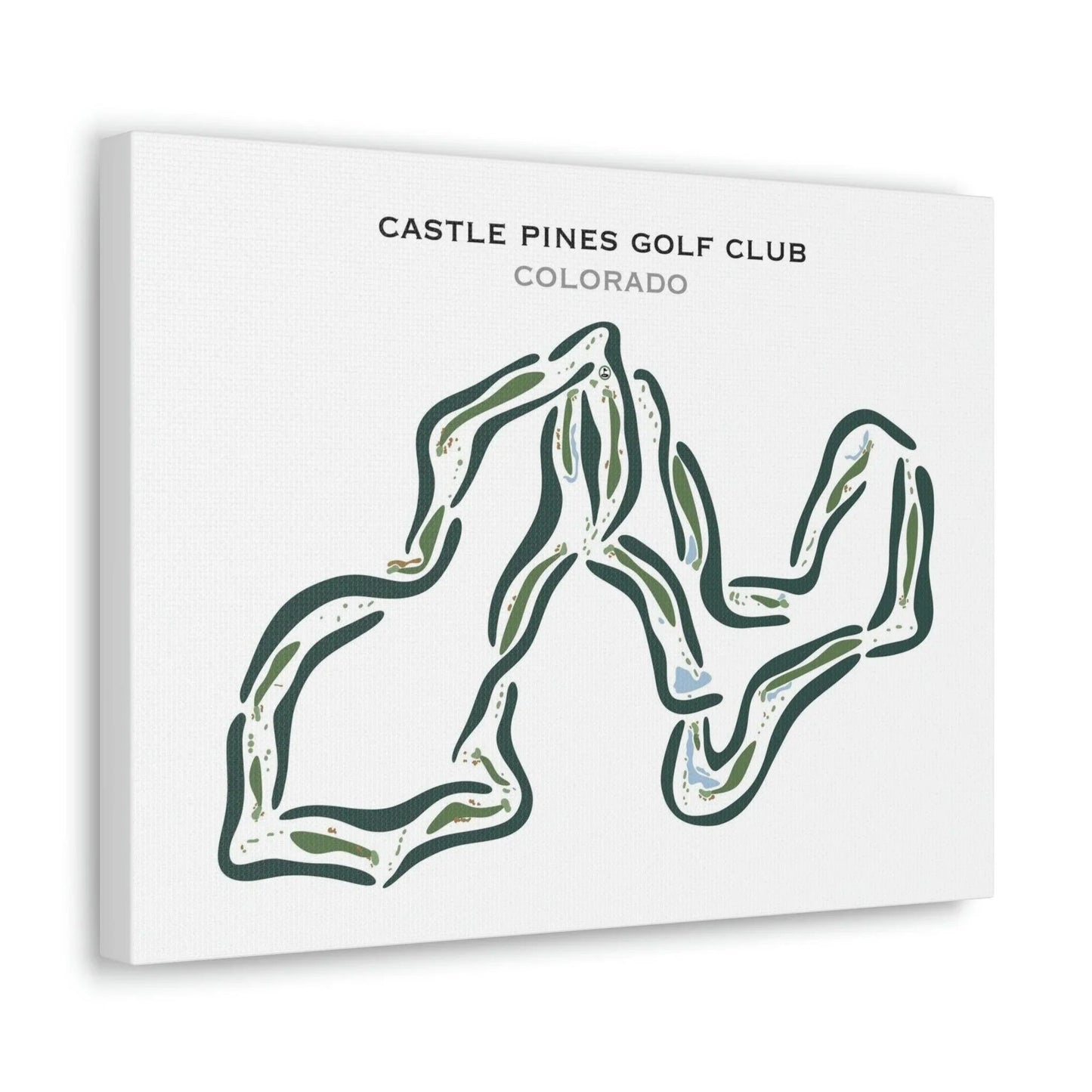 Castle Pines Golf Club, Colorado - Printed Golf Courses